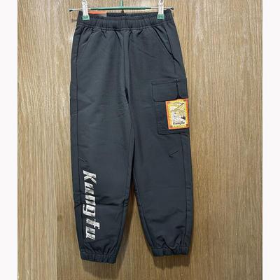 特步儿童保暧棉青年男童运动长裤