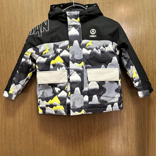 儿童正品小男童眼睛款羽绒服
