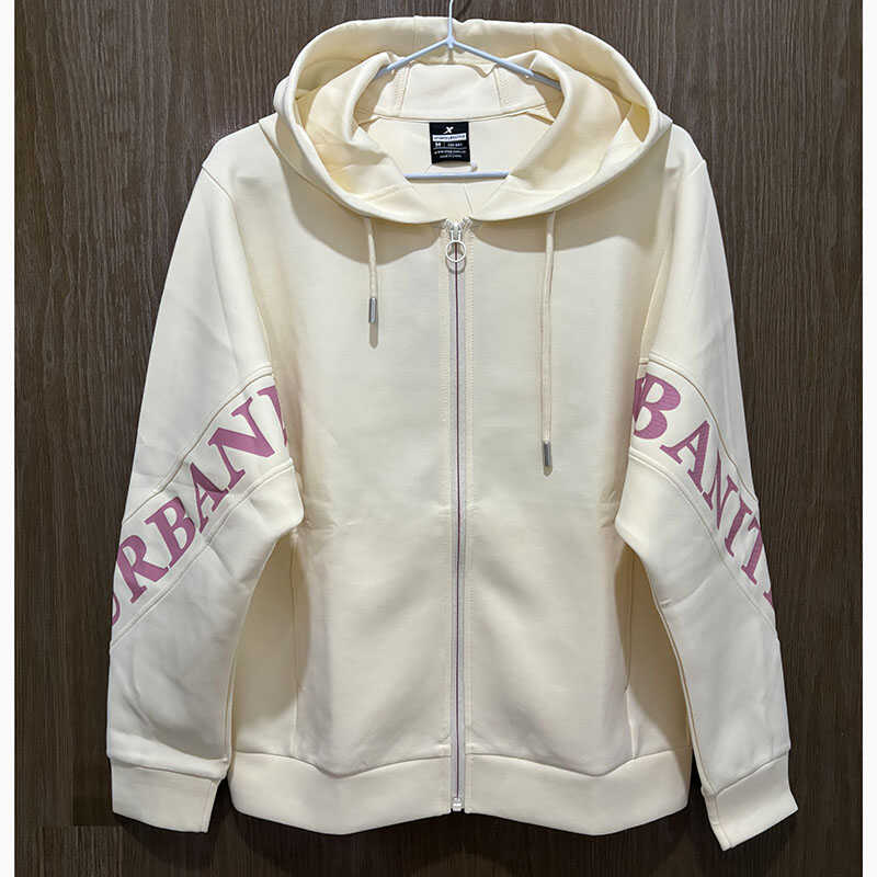 特步正品春秋休闲外套连帽针织开衫女款宽松运动上衣978328940103