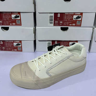 硫化鞋安踏正品帆布春夏低帮青年