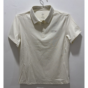 女针织t恤162426109 安踏正品 夏季 冰丝POLO防紫外线UPF50 防晒短袖