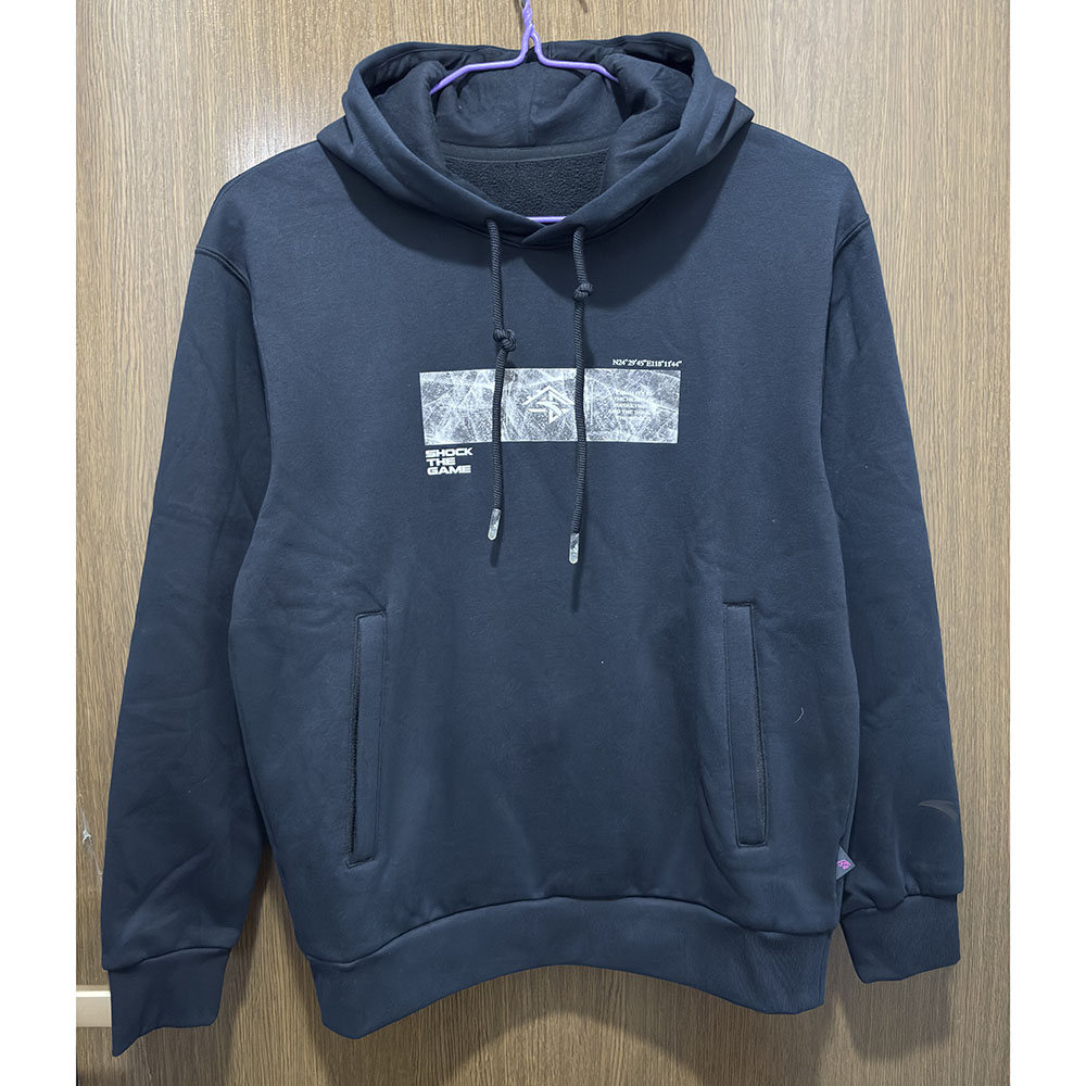 安踏正品秋冬青年保暧男运动卫衣