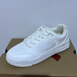 安踏正品 112438010 春秋皮面低帮青年街头潮流百搭休闲情侣板鞋