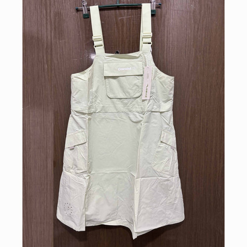 安踏儿童正品夏校园风背带连衣裙