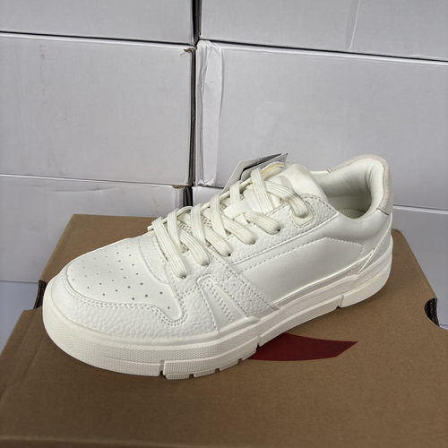 安踏正品呼吸板鞋夏革面女运动鞋