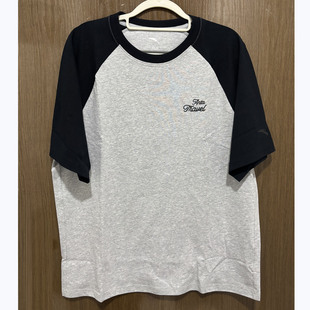 安踏正品夏季圆领宽松透气拼色跑步舒适短袖针织T恤衫152438160U