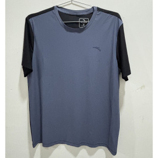 安踏正品 男训练运动t恤152427119 夏拼色速干针织吸湿透气篮球短袖