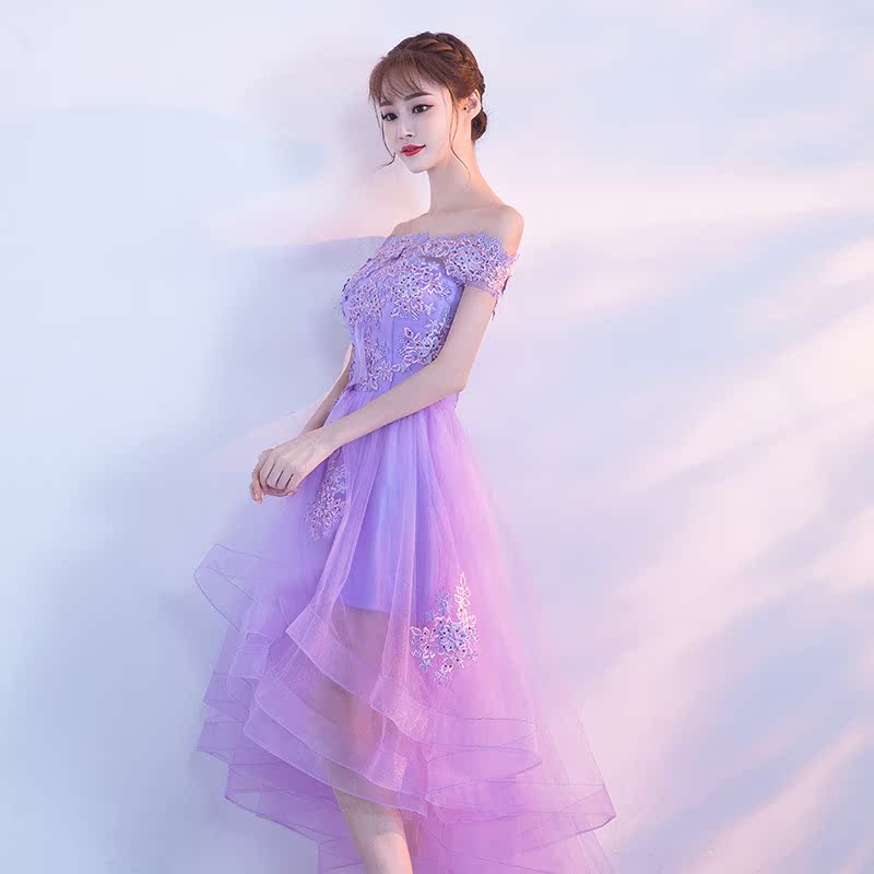 伴娘服宴会仙气质梦幻紫色姐妹裙学生毕业优雅小晚礼服裙仙女系女在类目 女装/女士精品, 婚纱/旗袍/礼服, 礼服/晚装中 - 来自Buy2taobao.com提供专业的淘宝代购服务