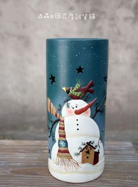 彩绘美式乡村风儿童房装饰摆件