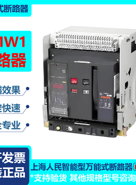 上海新款人民智能型式断路器RMW160003P4P5000A6300A抽屉式固定