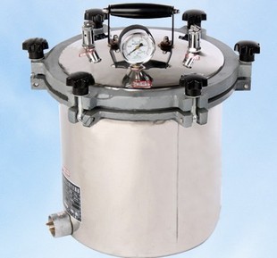 北京永光明18L24L手提压力不锈钢消毒灭菌锅280实验室高压灭菌器