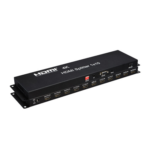 4K超高清HDMI1进10出分配器电视