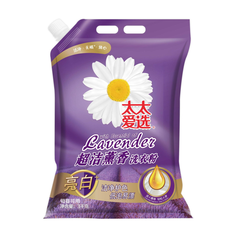 3kg科洁士太太爱选超洁洗衣薰香洗衣粉