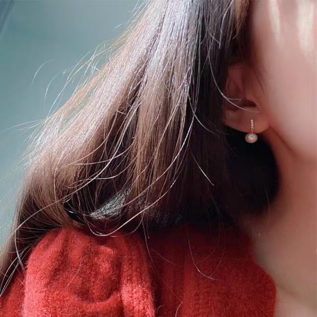 925银锆石天然淡水真珍珠耳钉镶锆耳环气质轻奢小众耳饰精致小巧,珠宝/钻石/翡翠,耳饰,淘宝优惠券,粉丝福利购,淘宝优惠卷