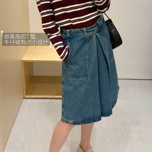 现货CS女装标准版型字丹宁牛仔