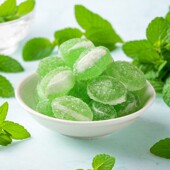 清凉薄荷糖老式 清凉糖爽口糖清新自然童年味道橘子味糖果橘子糖