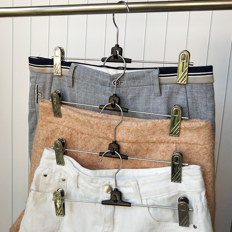 强力裤架叠加裤夹内衣裙子衣架