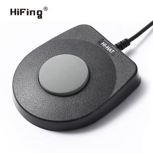 架子鼓双踩踏板电子琴鼓脚踏延音手卷鼓打击板踩踏器3.5接口6.5头