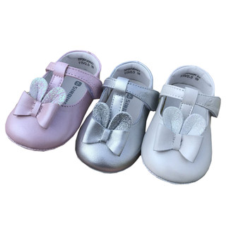 斯乃纳童鞋2020春款SP2012042T儿童步前鞋女宝宝软底婴儿室内皮鞋