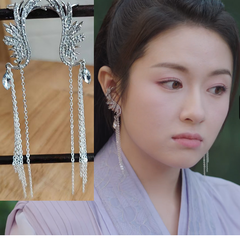 星落凝成糖李兰迪同款耳环