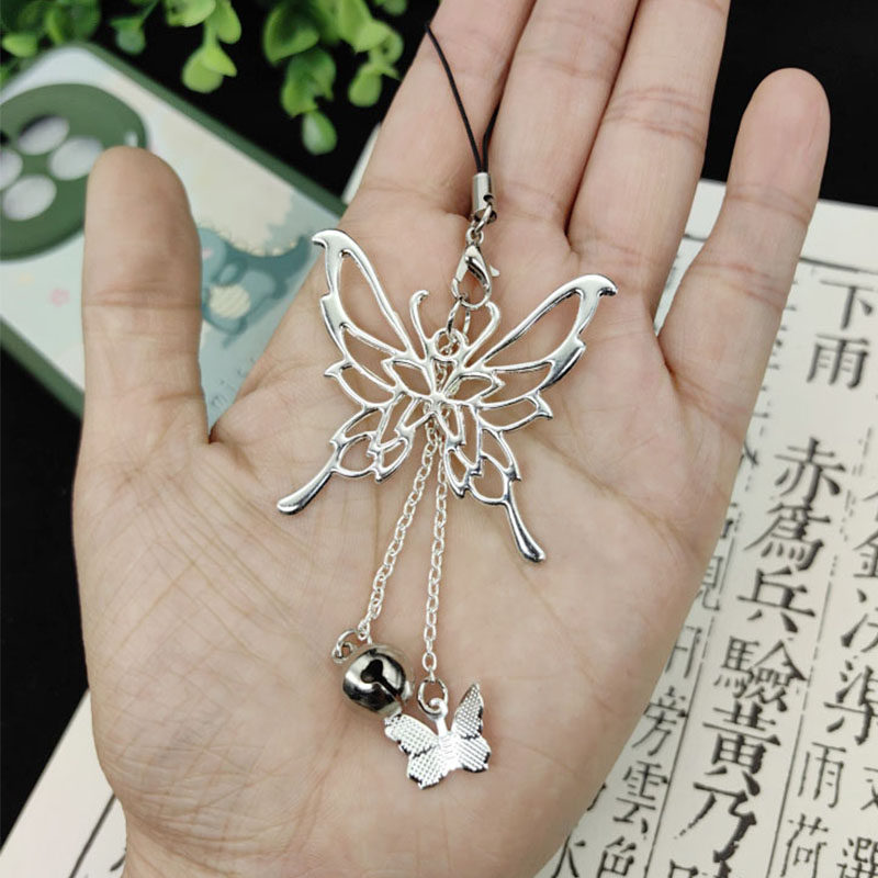 天官花城谢怜赐福蝴蝶冥蝶银铃铛其它首饰