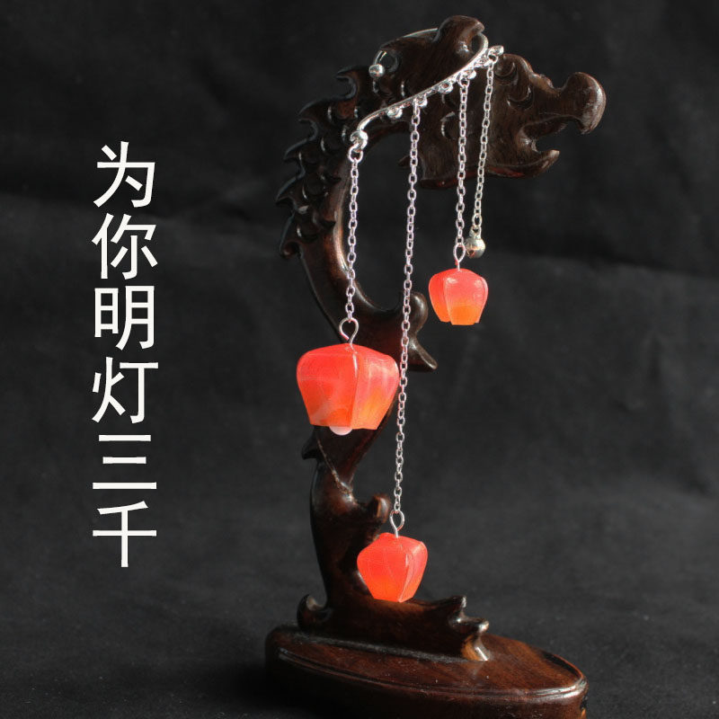 天官花城谢怜风师地师灵文明灯三千孔明灯耳挂耳环耳饰饰品千灯观