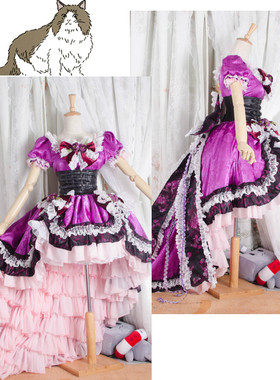 小知家褶皱地狱八云紫 褶皱地狱 cos  华丽 cosplay 紫妈