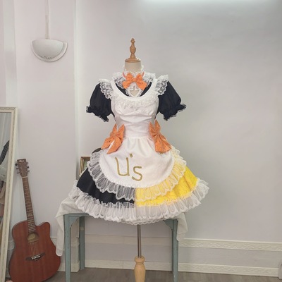 小知家cos定做褶皱地狱女仆装