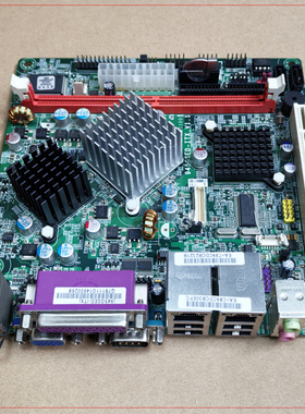 凌动N270低功耗主板 精英945GSED-ITX带PCI槽17*17 双网卡 工控板