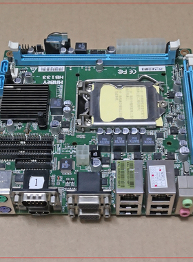 HABEY/华北HB133 17*17 H61 ITX主板送CPU HDMI+双VGA 双千兆网卡