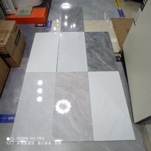 卫生间墙面砖爵士白纯白简约厨房阳台砖亮光釉面砖瓷砖30x60磁砖