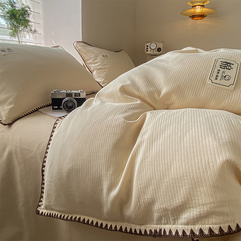 60支全棉磨毛四件套A类长绒棉