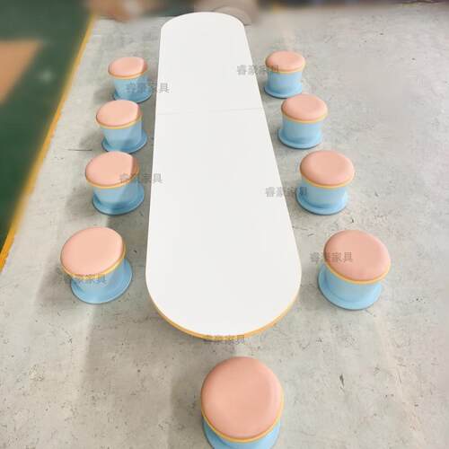 zdh儿童游乐场桌椅组合手工桌