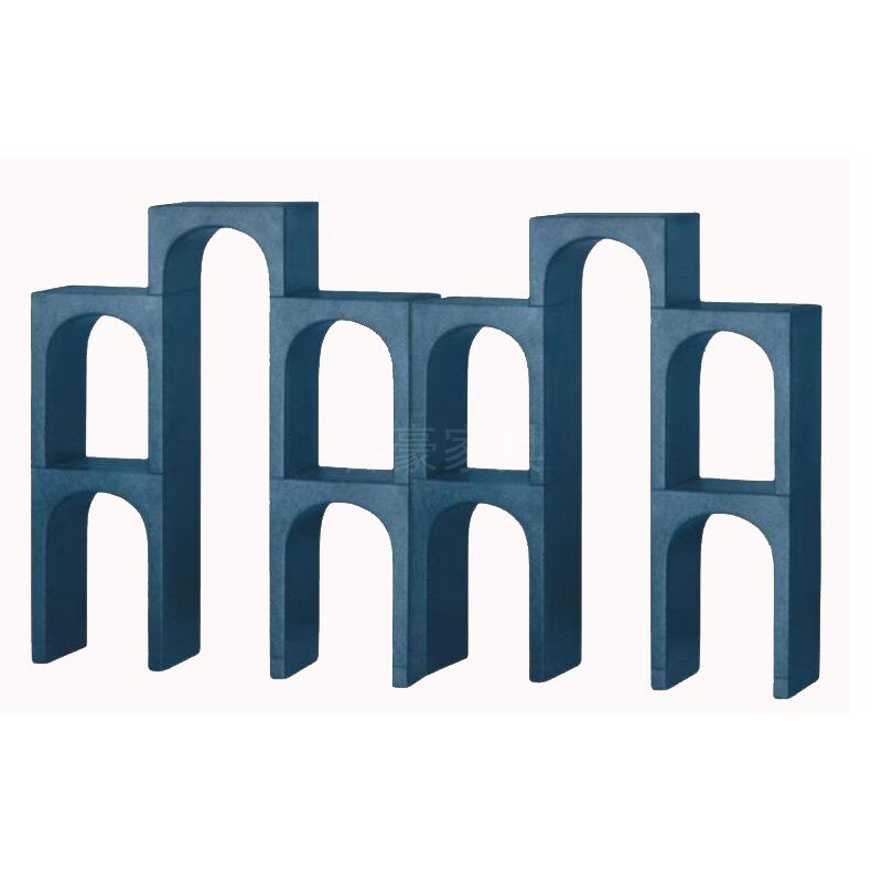 zdh北欧创意木落地储物柜收纳柜多层置物架图书展示架定做洞洞柜