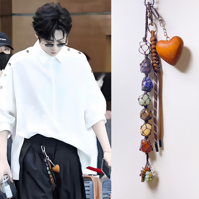 粉丝必入刘宇宁同款木心水晶挂件