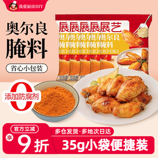 展艺新奥尔良腌料35g 烤翅烤鸡翅炸鸡鸡腿鸡排烧烤调料腌料家用