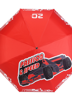 2024F1上海大奖赛官网授权雨伞三折黑胶防晒伞晴雨伞赛车伞