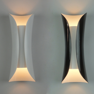 现代北欧简约风格 小蛮腰过道壁灯设计师走廊床头背景墙枕头壁灯