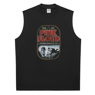 熱石俱乐部HOTSTONES摇滚T恤潮牌棉vintage男女儿童Pink Floyd