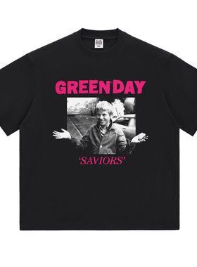 热石俱乐部HotStone摇滚T恤潮牌反战男孩PUNK朋克绿日Green Day