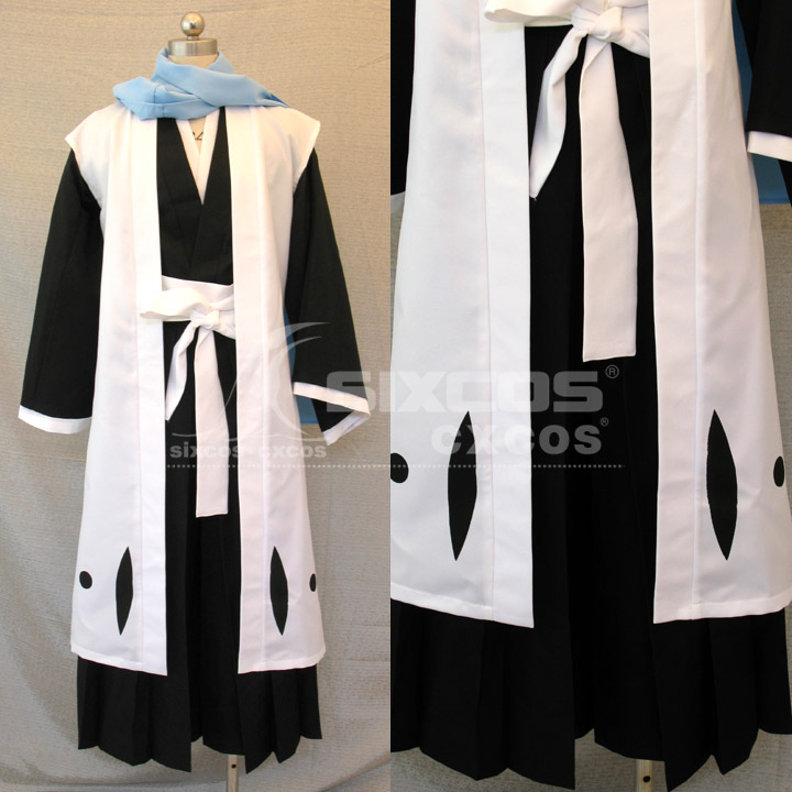 死神 六队朽木白哉 羽织 COS服装定做 Bleach-Byakuya Cosplay