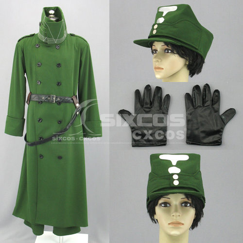 地狱之歌Hellsing 上尉 COS服装定做 Captain Cosplay Costume