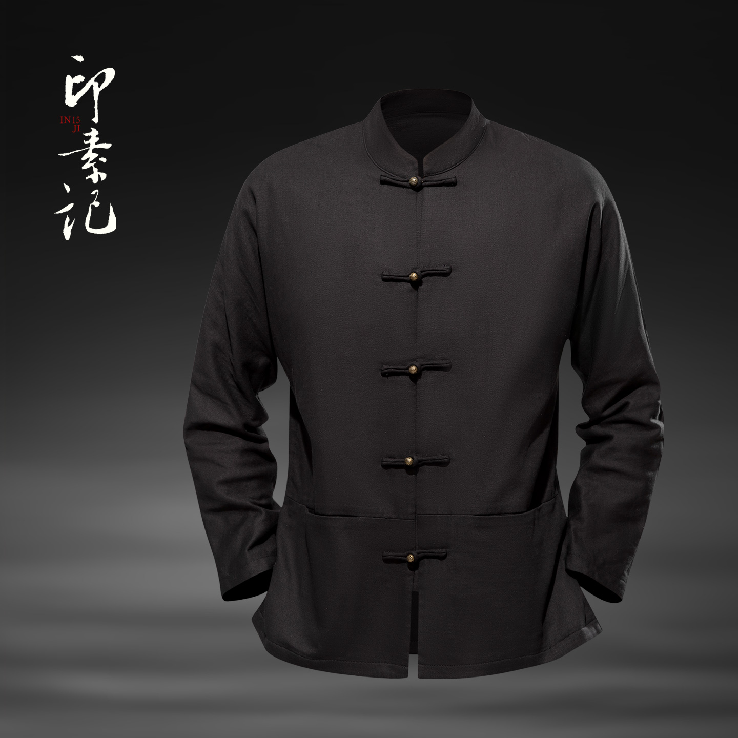 100%纯棉秋冬款中式唐装男中国风夹克复古盘扣汉服宽松大码男外套