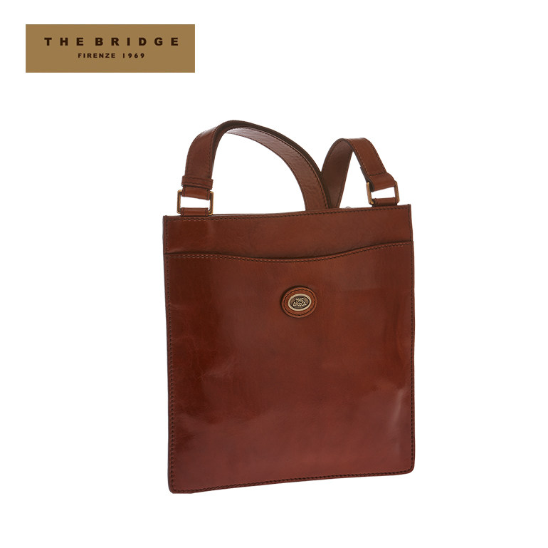 意大利纯手工高级皮具 the bridge 植物鞣革简约出行便捷邮差包