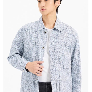 夹克外套男装 Q5CJK0011Y利家春季 通勤帅气翻领修身 舒适新款 时尚