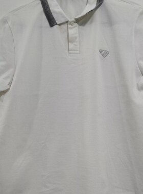 Q233TX40521S利家夏季商务舒适翻领修身吸湿透气休闲短袖T恤男