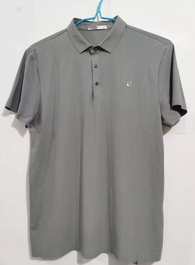 Q223TX40031 42161S 男装夏季新款商务时尚休闲翻领透气短袖T恤