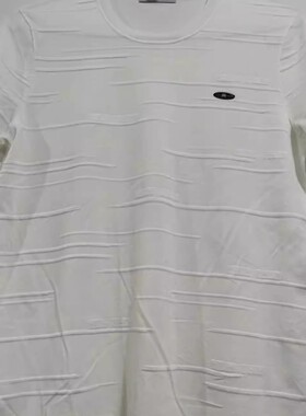 G2XTX5021 5041 5042S 男夏季新款字母提花圆领修身百搭针织短袖T