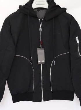 Q9DBR0061Y 0062Y 0063Y 男装冬季可拆卸帽时尚两面穿轻便羽绒服