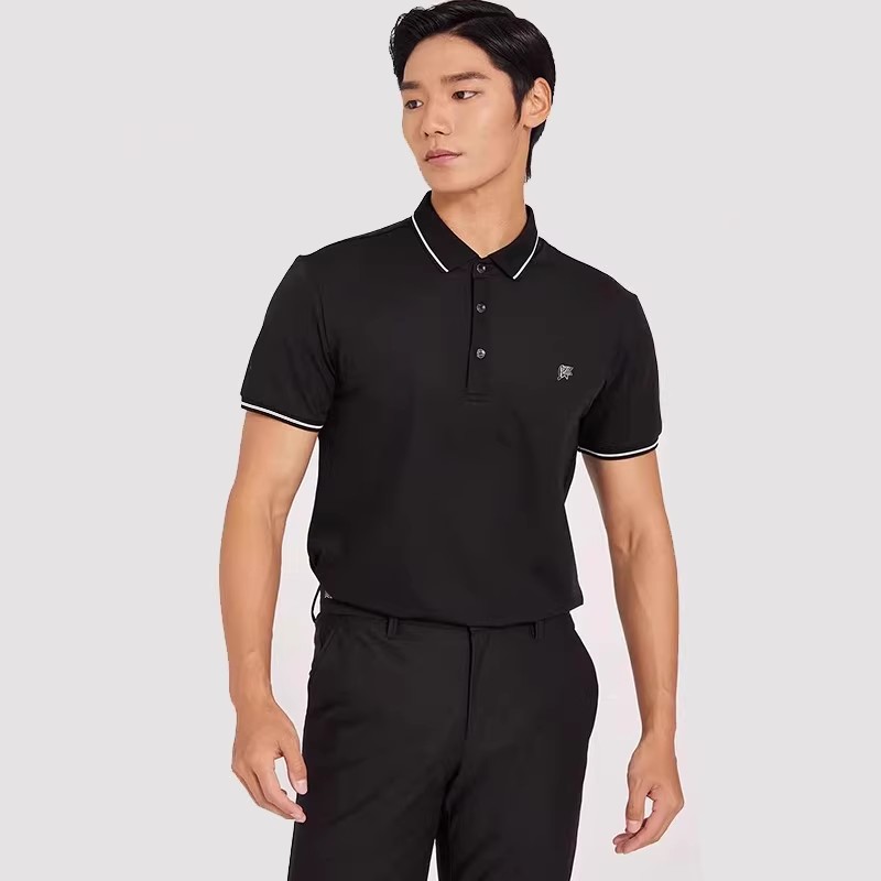 22XTX9021S 9022 9121 9122S利家男装新款时尚修身翻领百搭短袖T